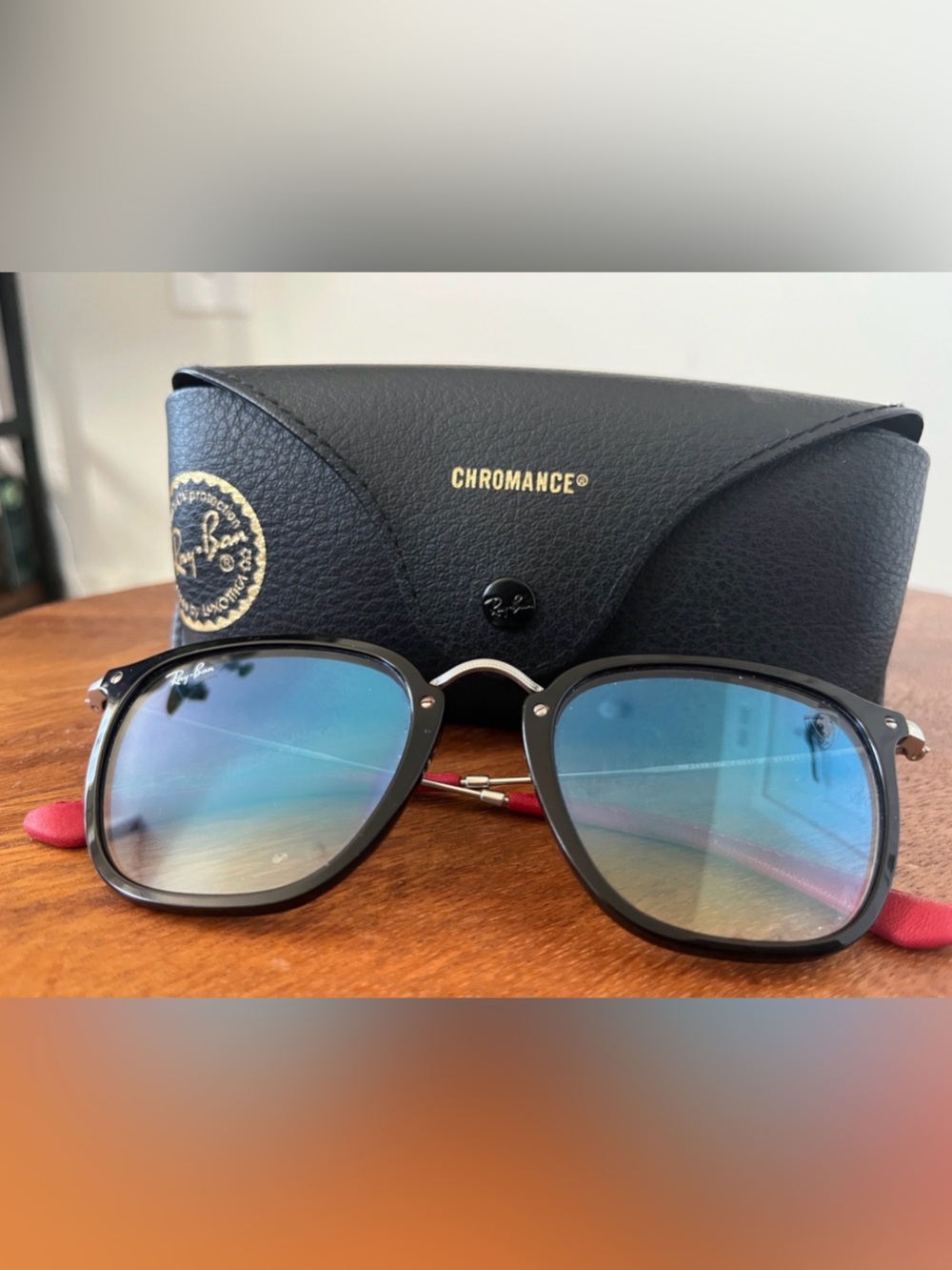 Ray-Ban | Scuderia Ferrari | Black Blue Gradient Sunglasses | 51mm